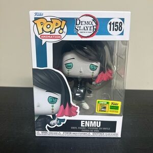 Funko POP! Demon Slayer: Enmu #1158 2022 SDCC Con Sticker  NM With Protector